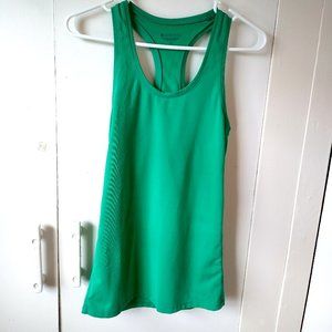 Athleta Shanti racerback tank top Green X Small